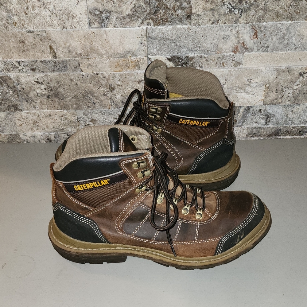 Caterpillar Men's Brown Work Boots